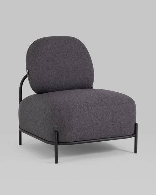 Кресло Stool Group Стоун vd-stone-f68 рогожка тёмно-серый