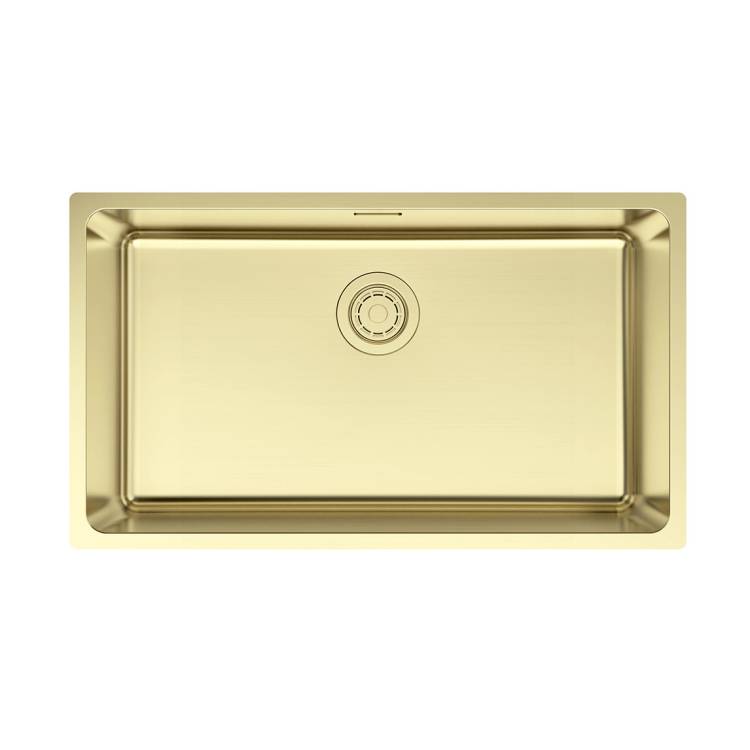 Мойка кухонная Paulmark Yuni 76 Uni YU76-LG Светлое Золото, 76x44