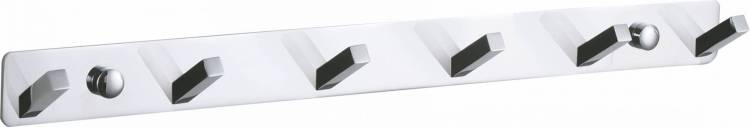 Вешалка Wonzon & Woghand WW-9385-6 с 6 крючками, хром