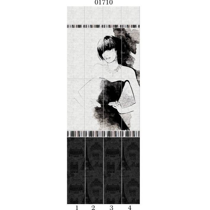 Панель ПВХ Panda Париж 01710 270x25x0.8
