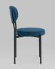 Набор из 4 стульев Stool Group Бриф SN AV 477-C78-9005-K X4 синий, велюр фото 4