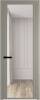 Межкомнатная дверь Profil Doors 2 AGP цвет профиля Никель матовый, стекло безопасное 6 мм ромб белый 800x2000