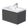 Тумба под раковину 1MarKa Aris Ц0000042280 антрацит, монолит дарк, 59x44.7x40 фото 3