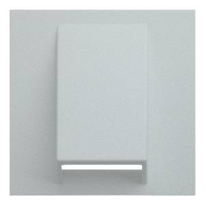 Лицевая панель для вывода кабеля Rikett 35170 SV серебро