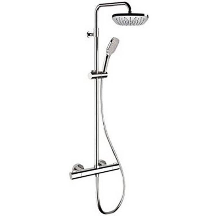 Душевая система Remer Elegance EQ32A8CPAD20 хром, с термостатом