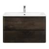 Тумба с раковиной BelBagno ALBANO 90 подвесная, Rovere Nature Grigio