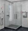 Душевой уголок AvaCan KС80 профиль хром, стекло прозрачное, 90x90x195