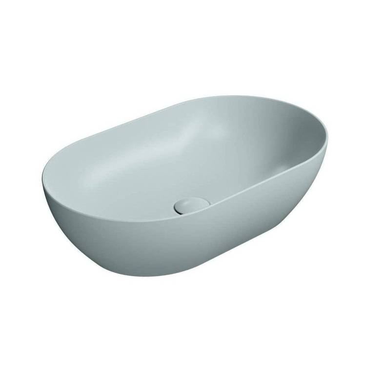 Раковина GSI Pura 883415 60 см, голубая матовая