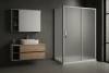 Душевой уголок Royal Bath Accord RB7110HPS-C-ST профиль сатин, стекло матовое, 110x70x200