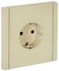 Розетка 1-местная с заземлением и шторками IEK Forte&Piano FP-R14-16-K10 ваниль
