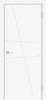 Межкомнатная дверь эмаль Текона Смальта-line 02, глухая, Ral 9003 белый 600x2000