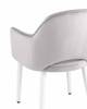 Стул Stool Group Венера MC16-2 KD HLR-14 (NP) велюр серебристый, ножки белые фото 4