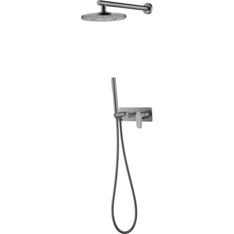 Душевой комплект Boheme Spectre 454-GM Gun Metall, с внутренней частью