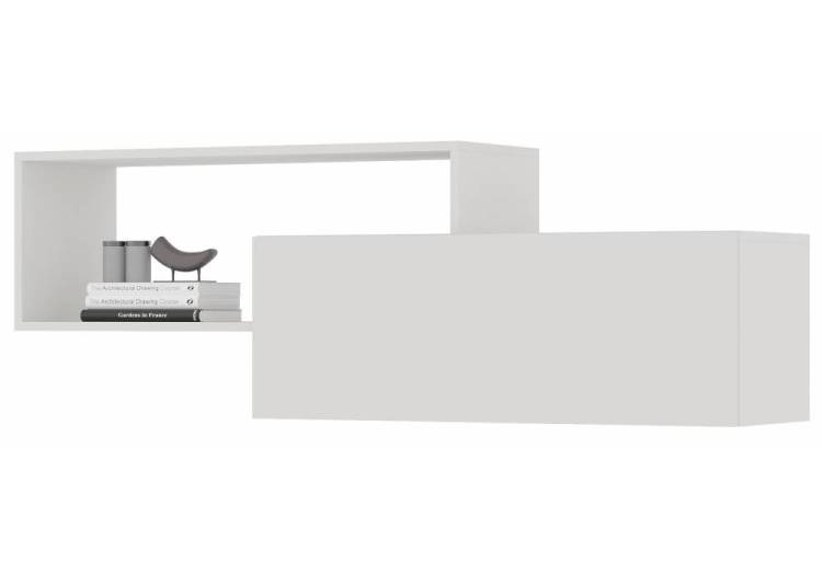 Шкаф навесной Woodville Элла ПЛ 01 547980 белый