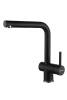 Смеситель для кухни Paulmark Dosse Do214418-AN с гибким изливом, антрацит