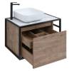 Тумба под раковину Aquanet Nova Lite Loft 75 L 261658 дуб рустикальный фото 8