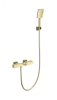 Смеситель для душа Wonzon & Woghand WW-B2025-A-BG с термостатом, брашированное золото