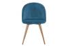 Стул Stool Group Лион DC-69030A HLR-60 велюр с ромбами, аквамарин фото 2
