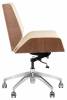 Кресло компьютерное Stool Group TopChairs Crown SN A312-A 8383-1 walnut back бежевый фото 3