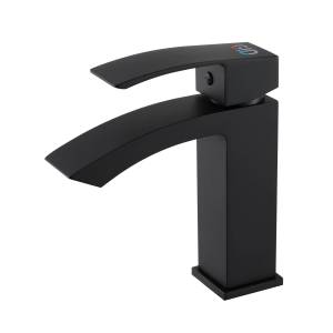 Смеситель для раковины Gid Victoria L120-BM-K черный матовый