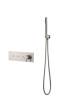Смеситель для ванны и душа Boheme Fusion 130-SYS-NB с ручным душем, Nickel Brush