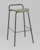 Набор из 4 барных стульев Stool Group Mantis 9083T army green X4 зеленый, экокожа фото 2