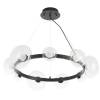 Подвесная люстра Crystal Lux BOSQUE SP9 BLACK/TRANSPARENT фото 2