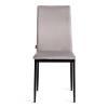Стул Tetchair Capri (mod. BC565-DC) 21262 металл, флок, Light grey (светло-серый) HLR14/черный фото 5