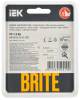 Рамка 1-постовая IEK Brite BR-M12-G-41-K01 белый фото 7