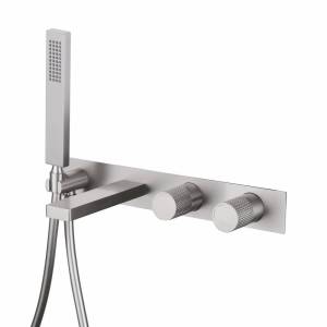 Смеситель для ванны Abber Rund AF8730SP сатин