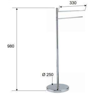 Полотенцедержатель Remer Bagno RB550CR