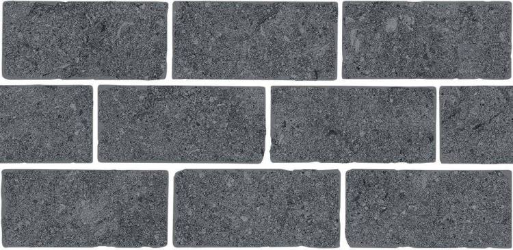Бордюр Kerama Marazzi Роверелла BR021 Серый Темный Мозаичный 34.5x14.7