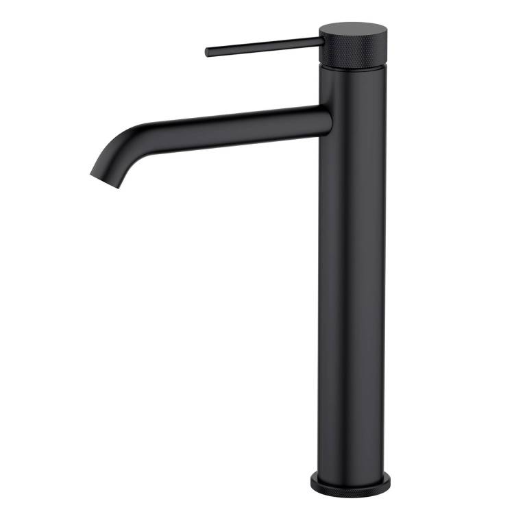 Смеситель для раковины Timo Saona 2411/03F высокий, черный матовый