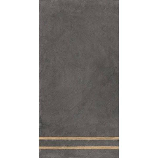 Керамогранит Fioranese Sfrido SFL624R 2Lines Cemento4 Nero Naturale 60x120