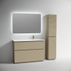 Тумба с раковиной Sancos Folk Floor напольная, 120x45x87, правая, c двумя ящиками оснащенными доводчиками, Капучино фото 4