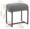 Пуф Tetchair Charli lux 25123 VT shape wood rose, велюр, букле фото 7