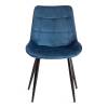 Стул Tetchair Abruzzo (mod. 8060) 19235 синий (HLR 63)/черный 54x62x83 фото 5