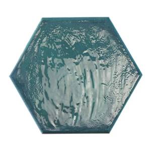 Керамогранит Prissmacer Rain Aquamarine Hex 19.8x22.8