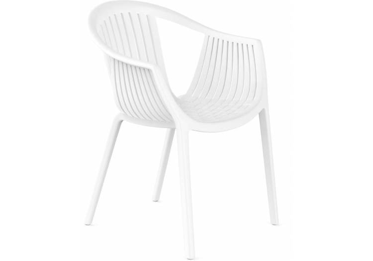 Пластиковый стул Woodville Боркас 678661 белый