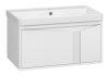 Тумба с раковиной Brevita Каскад УТ000026695 белая, 80 см фото 7