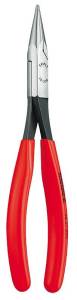 Плоскогубцы KNIPEX монтажные, плоскокруглые губки 34 мм, 200 мм, чёрные, 1К ручки