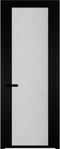 Межкомнатная дверь Profil Doors 2 AGP цвет профиля Черный, стекло безопасное 6 мм кризет 600x2000