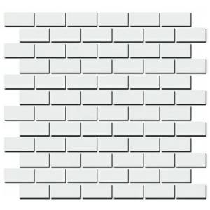 Декор Kerama Marazzi Турнон 191/001T Белый Матовый Мозаичный 30x32