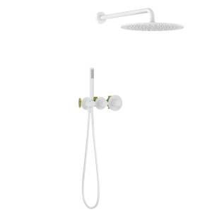 Душевая система Timo Saona SX-2359/16SM с термостатом, белый матовый