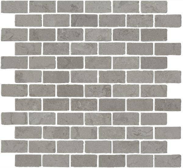 Мозаика Kerama Marazzi Про Лаймстоун Антика MBD009 серый матовый 32x30