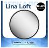 Зеркало Teymi Lina Loft Black Edition T20106 с подсветкой, круглое, D77 фото 2