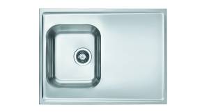 Мойка кухонная Alveus Classic Pro 30 1130469 Sat-90 с сифоном, 80x60