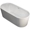 Акриловая ванна Riho Bathtubs Modesty velvet Fall B090005220 170x76 хром, белая матовая/черная матовая