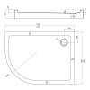 Душевой поддон Veconi Tezeo Acrylic TZ-55R 100x90x15 белый фото 2