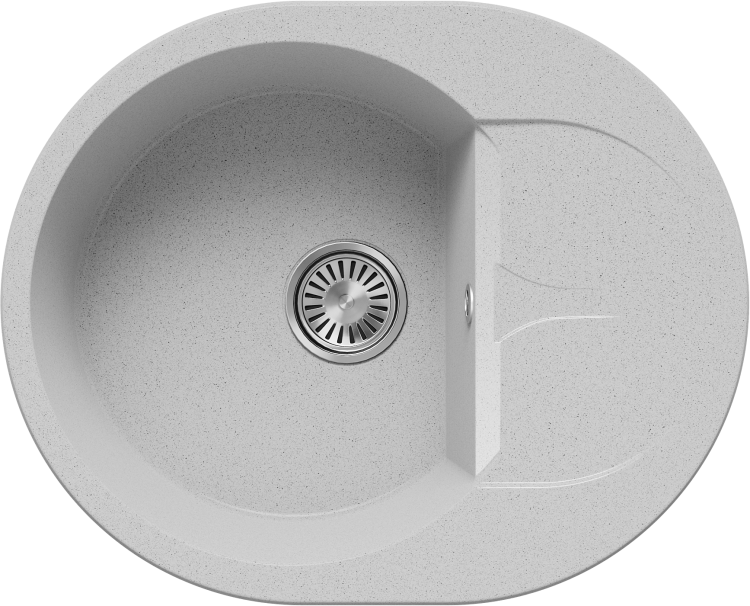 Кухонная мойка Polygran Atol ATOL-620 854833 Светло-серый 50x62